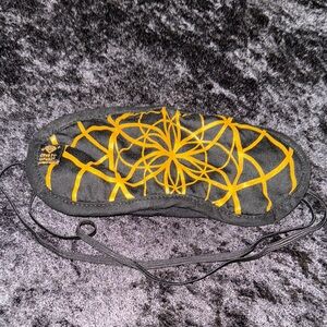 Black & Gold Crystal Infused Eye Mask / Sleep Mask